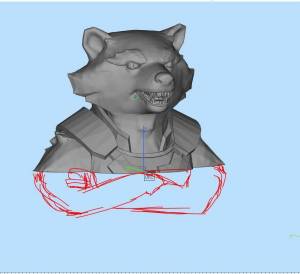 Сконовая форма Енота из Стражей Галактики
