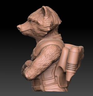 Сконовая форма Енота из Стражей Галактики