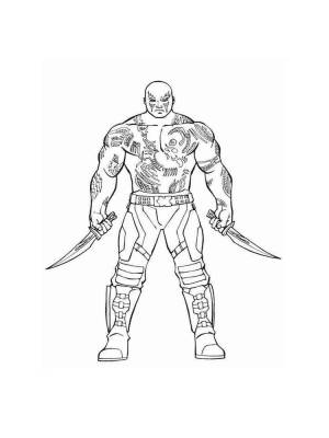 Раскраска Стражи галактики