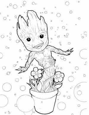 Картинки раскраски стражи галактики