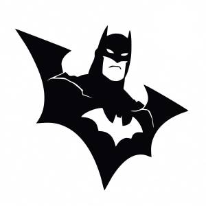 Трафарет бэтмен