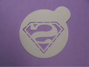 Трафарет декоративный Супермен Лого № М 278