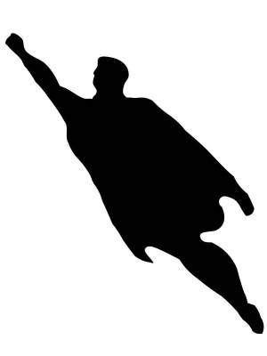 Трафареты Супермена