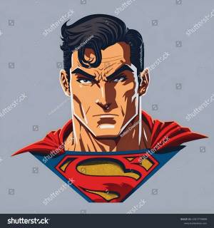 Superman Face Icon Logo Sign Symbol