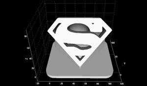Бесплатный STL файл Superman logo