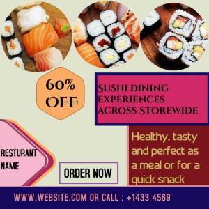 Шаблон суши-баре