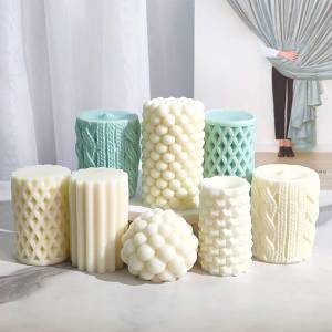 DIY ремесло ручной работы сконовые 3D художественные восковые формы свечи формы для торта смолы формы цндр формы для свечей