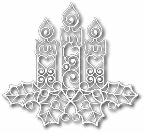 Трафареты для окон свечи