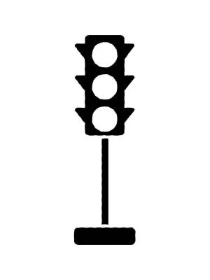 Трафареты Светофора