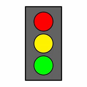 Шаблон светофора для вырезания из бумаги, аппликации, поделки, рисования