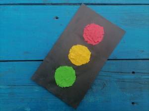 Аппликация «Светофор»