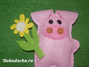 Свинки из фетра своими руками