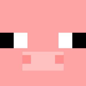 Создать мем свинья из майнкрафта, свинка из майнкрафта морда, лицо свиньи майнкрафт