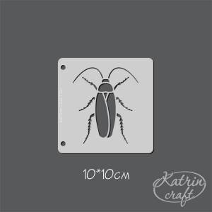 Трафарет 10х10 Таракан