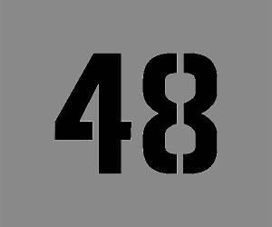 Трафарет с номером