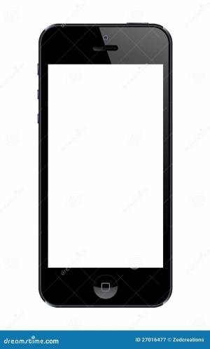 Шаблон Iphone 5 редакционное фотография