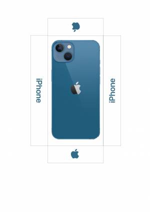 iPhone 13 box template