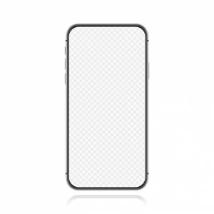 Смартфон пустой экран, макет телефона