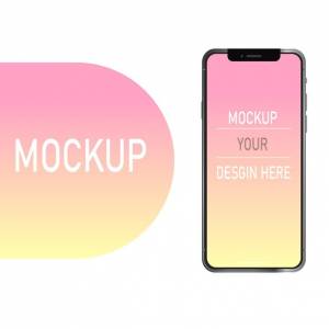 Шаблон дизайна макета мобильного телефона