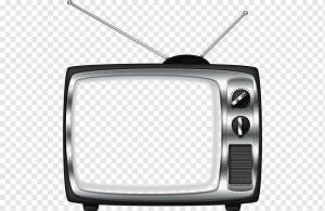 серый и черный ЭЛТ-телевизор, телевизор, вычитаемые элементы Ретро ТВ, граница, ретро, ​​ретро Шаблон png