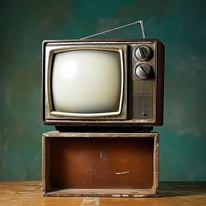 изображение старого телевизора, Телевизор, мебель, бытовая техника фон картинки и Фото для й загрузки