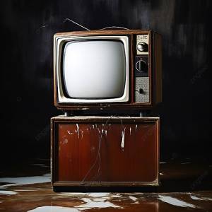 изображение старого телевизора, Телевизор, мебель, бытовая техника фон картинки и Фото для й загрузки