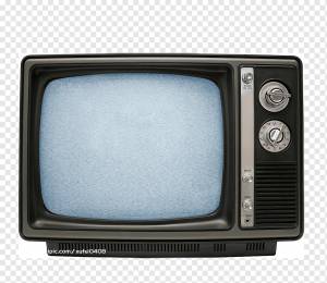 красный и черный ЭЛТ-телевизор, телевизор Ретро Телекомпания, телевизор, разное, телевидение, угол png
