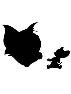 Трафареты Тома и Джерри