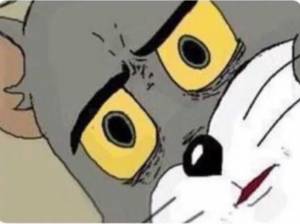 Удивленный кот Том