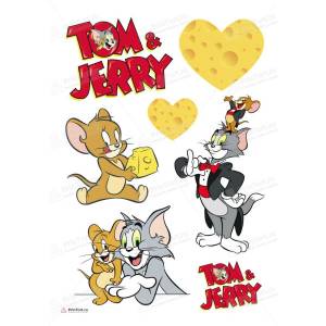 Картинки для торта Том и Джерри