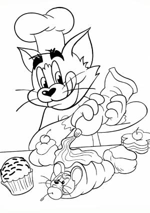 Раскраска Повар Томас