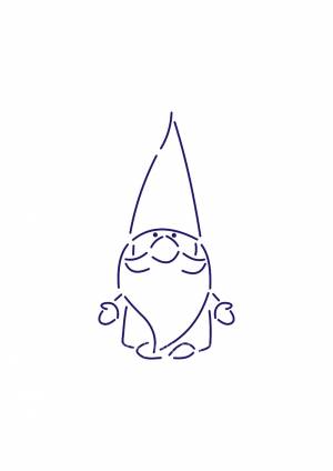 Трафареты Гном
