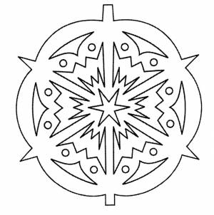 Трафареты Снежинки