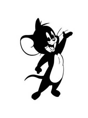 Трафареты Том и Джерри