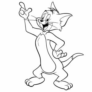 Том кот рисунок