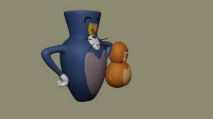 Файл STL Том и Джерри Смешные формы ・Дизайн 3D-печати для загрузки3D・Cults