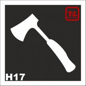 Трафарет Топор Н17