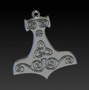 Файл STL Молот Тора Мьёльнир ・Шаблон для 3D-печати для загрузки・Cults