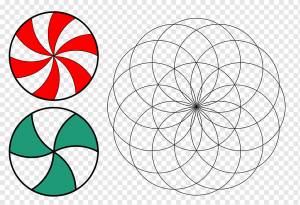 Круг Тора Сакральная геометрия Vesica piscis, круг, лист, спираль, симметрия png
