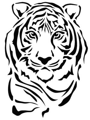 Трафареты Тигра