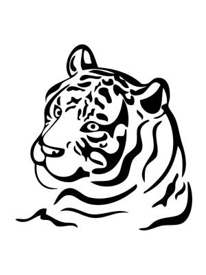 Трафареты Тигра