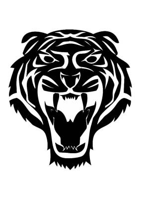 Трафареты Тигра