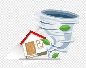 Торнадо Стихийное бедствие, Торнадо ударил дом, шаблон, дома, материал png