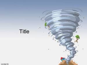 Шаблон презентации PowerPoint Торнадо, ураган, смерч