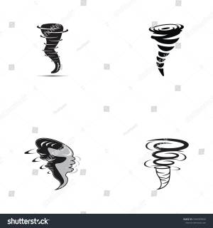 Tornado Logo Symbol Vector Illustration Design