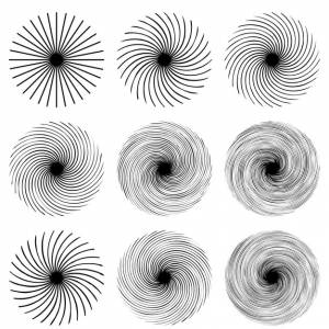 Набор спиралей