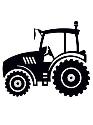 Трафареты Трактора