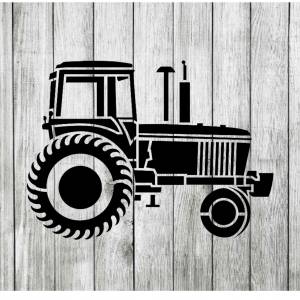 Трафарет трактора