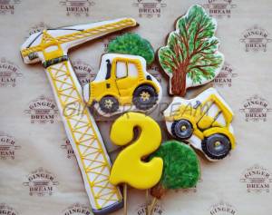 Детские пряники Строительная техника