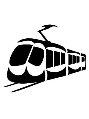 Трафареты Трамвая